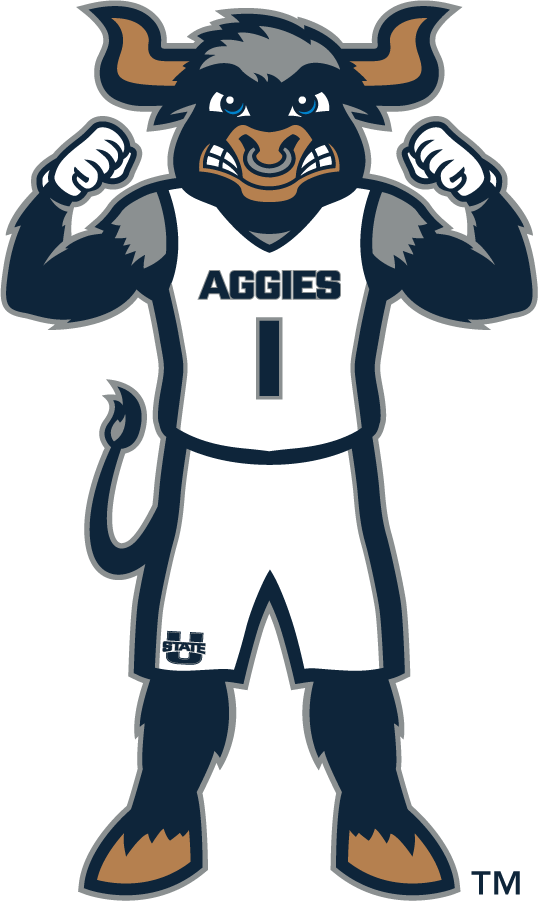 Utah State Aggies 2019-Pres Mascot Logo v3 iron on transfers for clothing